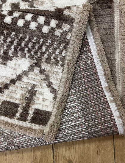 Прямоугольный ковёр Sun_life  A942AF_P_WHITE_CARMINE, Турция