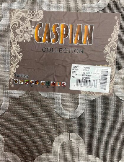 Прямоугольный ковёр Effero  A778AG_GREY_ANTRASIT, Турция