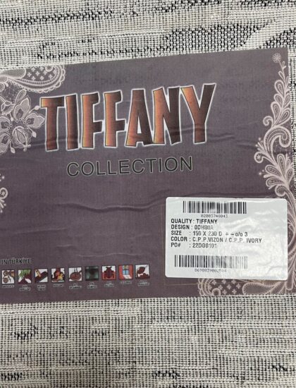 Прямоугольный ковёр Tiffany  0DH80A_VIZON_IVORY, Турция