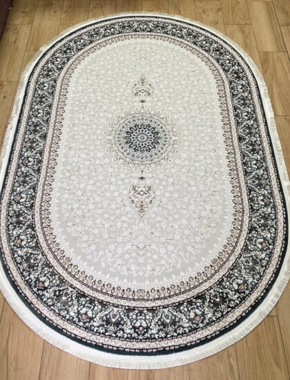 Овальный ковёр Irani lux 6924A_D_BLUE_D_BLUE, Турция