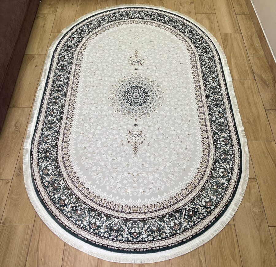 Овальный ковёр Irani lux 6924A_D_BLUE_D_BLUE, Турция