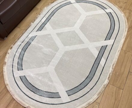 Овальный ковёр Carina 4914A_BEIGE_BEIGE, Турция