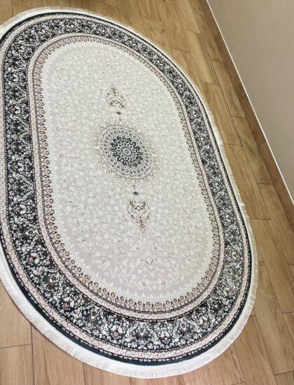 Овальный ковёр Irani lux 6924A_D_BLUE_D_BLUE, Турция