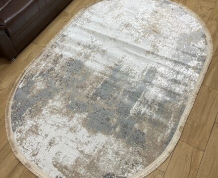 Овальный ковёр Carina 4909A_CREAM_CREAM, Турция