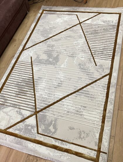 Прямоугольный ковёр Hilton 5965A_BEIGE_BEIGE, Турция