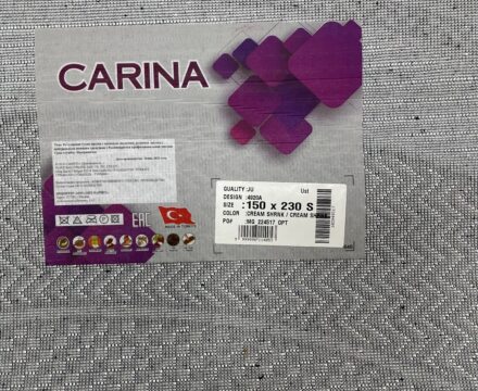Овальный ковёр Carina 4920A_CREAM_CREAM, Турция