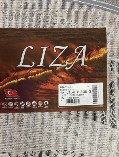 Овальный ковёр Liza 6374A_BEIGE_BEIGE, Турция