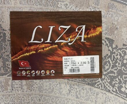 Овальный ковёр Liza 6374A_BEIGE_BEIGE, Турция