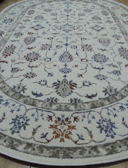 Овальный ковёр Selin  2887A_CREAM_CREAM, Турция