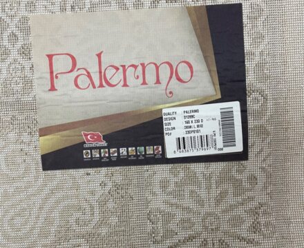 Квадратный ковёр Palermo 01289C_CREAM_L_BEIGE, Турция