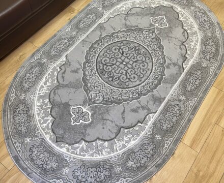 Овальный ковёр Atlas 3373A_LIGHT_GREY_GREY, Турция
