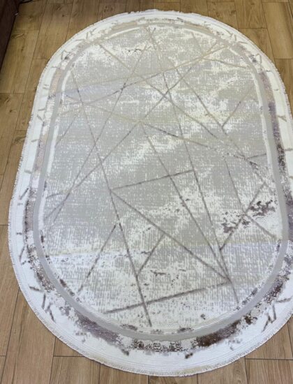 Овальный ковёр Trend 7146A_BROWN_BROWN,