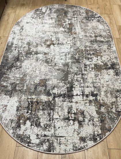 Овальный ковёр Effero  A787AG_GREY_L_BROWN, Турция