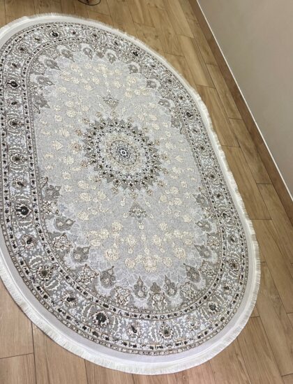 Овальный ковёр Irani lux 6763A_CREAM_CREAM, Турция
