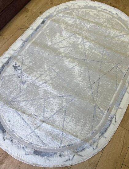 Овальный ковёр Trend 7146A_GREY_GREY,