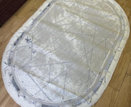 Овальный ковёр Trend 7146A_GREY_GREY,