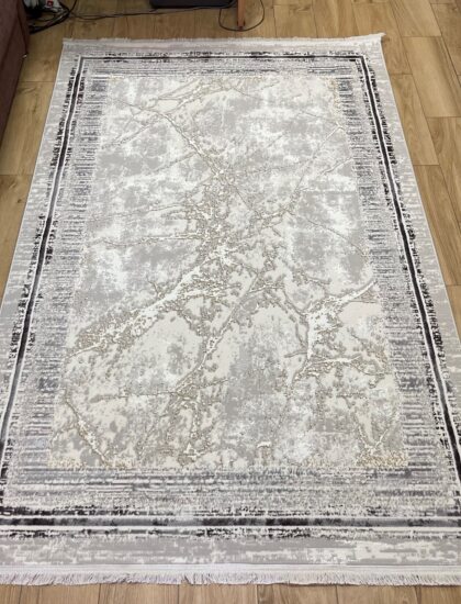 Прямоугольный ковёр Valentino + vigo 6025A_L_GREY_L_GREY, Турция