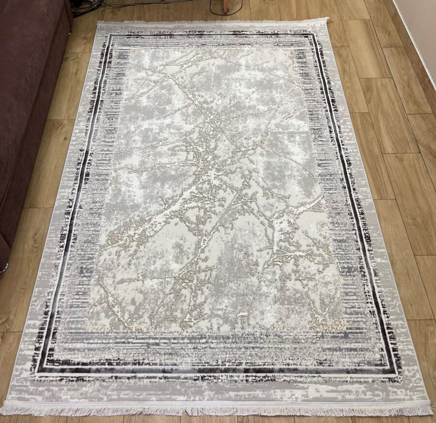 Прямоугольный ковёр Valentino + vigo 6025A_L_GREY_L_GREY, Турция