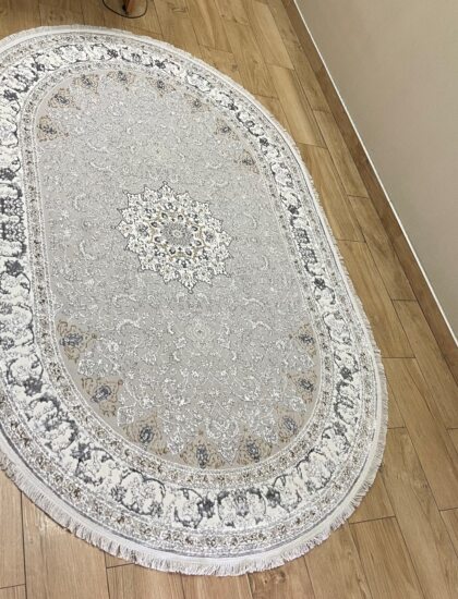 Круглый ковёр Valentino + vigo 6777A_BLUE_BLUE, Турция