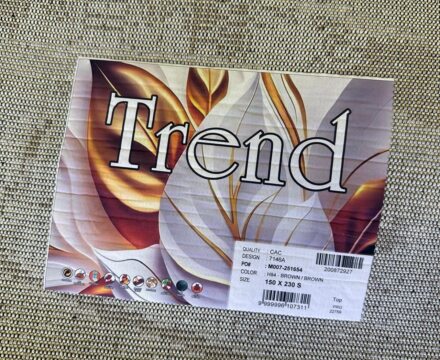 Овальный ковёр Trend 7146A_BROWN_BROWN,