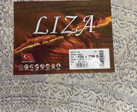 Овальный ковёр Liza 6360A_BEIGE_BEIGE, Турция