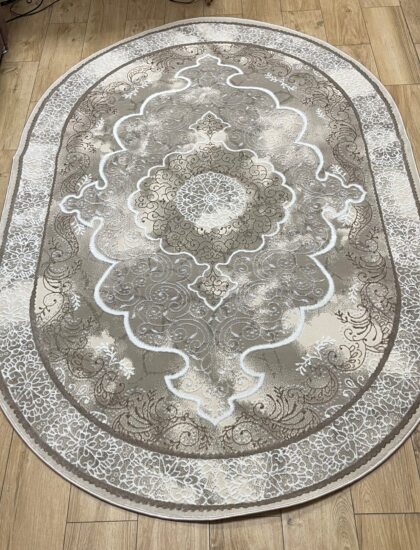 Круглый ковёр Palermo 01289C_CREAM_L_BEIGE, Турция