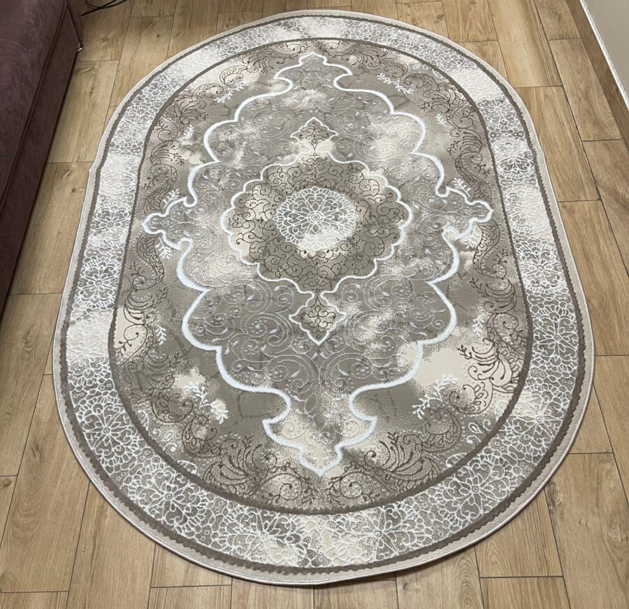 Круглый ковёр Palermo 01289C_CREAM_L_BEIGE, Турция