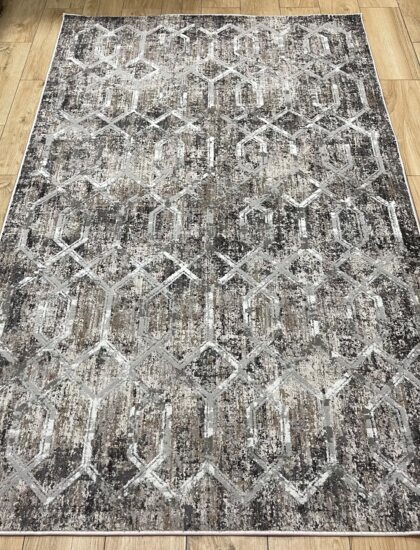 Прямоугольный ковёр Effero  A765AD_L_BROWN_GREY, Турция