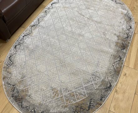 Овальный ковёр Panda  A1382A_IVORY_TILE, Турция