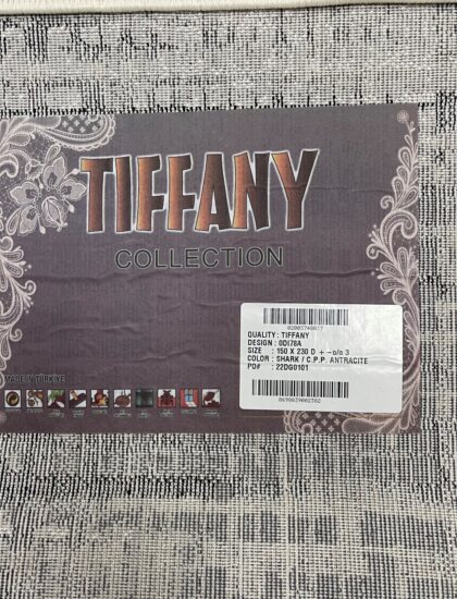 Прямоугольный ковёр Tiffany  0DI78A_SHARK_ANTRACITE, Турция