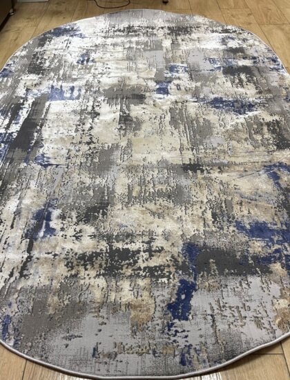 Овальный ковёр Panda  AA612A_L_GREY_BLUE, Турция