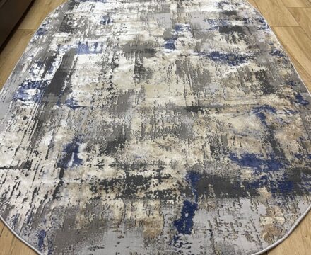 Овальный ковёр Panda  AA612A_L_GREY_BLUE, Турция
