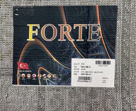 Прямоугольный ковёр Forte 6224A_MUSTARD_MUSTARD, Турция