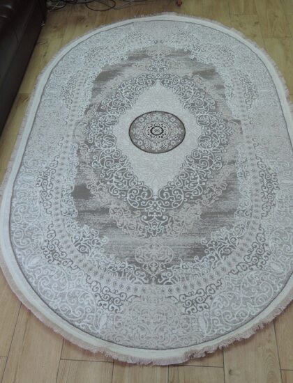 Круглый ковёр Palmira 2538A_CREAM_CREAM, Турция