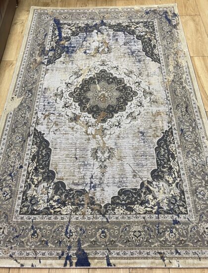 Прямоугольный ковёр Panda  BB332A_L_GREY_C_BLUE, Турция