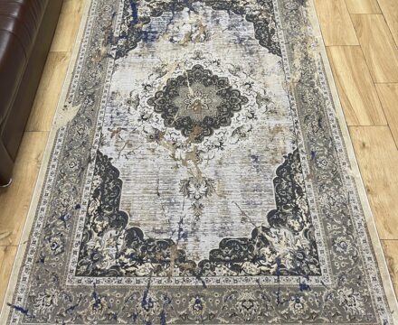 Прямоугольный ковёр Panda  BB332A_L_GREY_C_BLUE, Турция