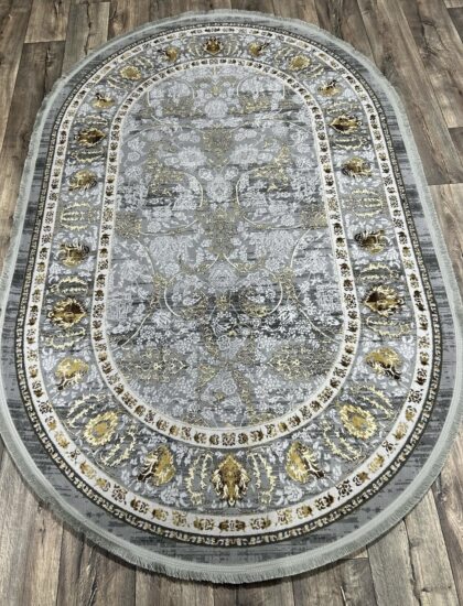 Овальный ковёр Irani lux 6839L_L_BEIGE_D_GREY, Турция