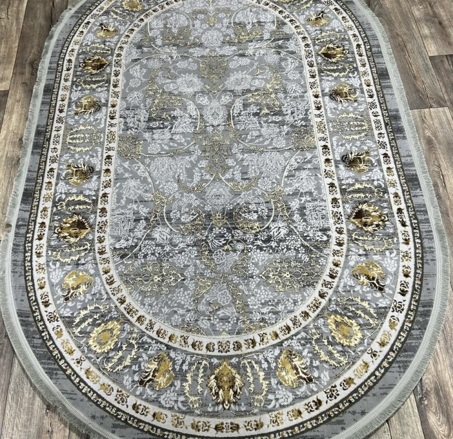 Овальный ковёр Irani lux 6839L_L_BEIGE_D_GREY, Турция