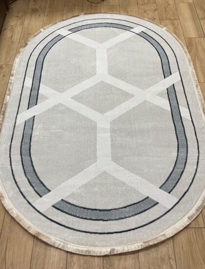 Овальный ковёр Carina 4914A_BEIGE_BEIGE, Турция