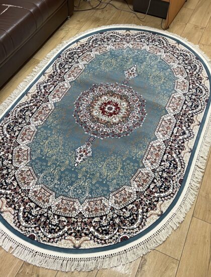 Овальный ковёр Shahriyar 4057A_BLUE_BLUE, Турция