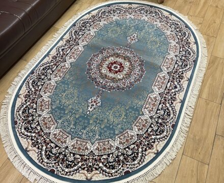 Овальный ковёр Shahriyar 4057A_BLUE_BLUE, Турция