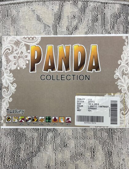 Овальный ковёр Panda  BB334A_L_GREY_C_ANTRASIT, Турция