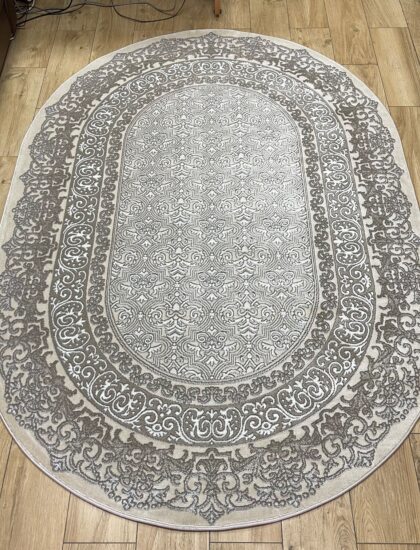 Круглый ковёр Palermo 00501A_L_BEIGE_CREAM, Турция