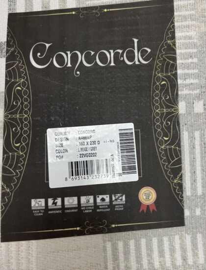 Прямоугольный ковёр Concord  A486AP_L_BEIGE_GREY, Турция