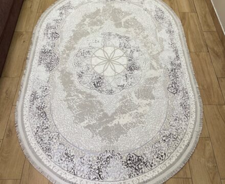 Овальный ковёр Valentino + vigo 5994A_L_GREY_L_GREY, Турция