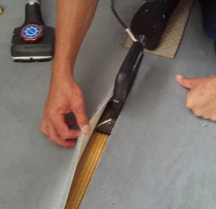 Сварка коврового покрытия