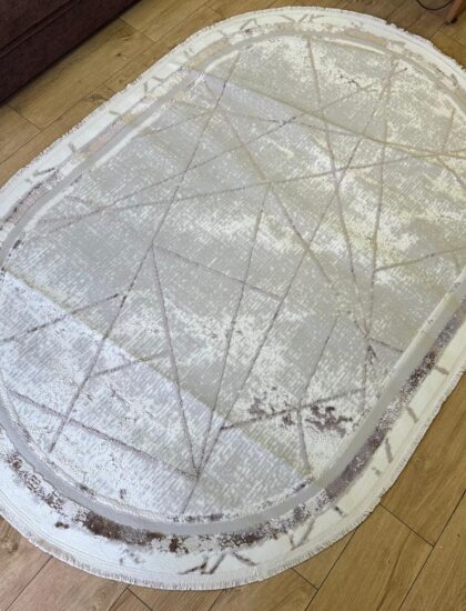 Овальный ковёр Trend 7146A_BROWN_BROWN,