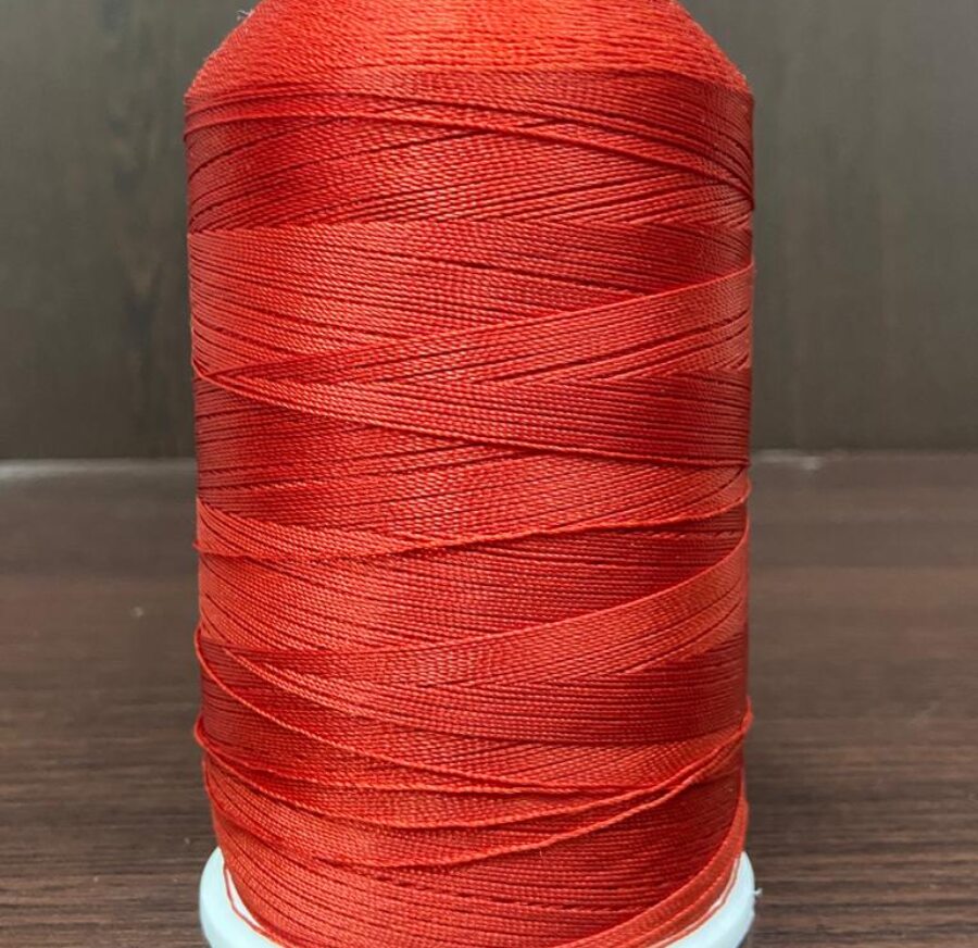 Лавсановая нить для оверлока красная  Вторичная