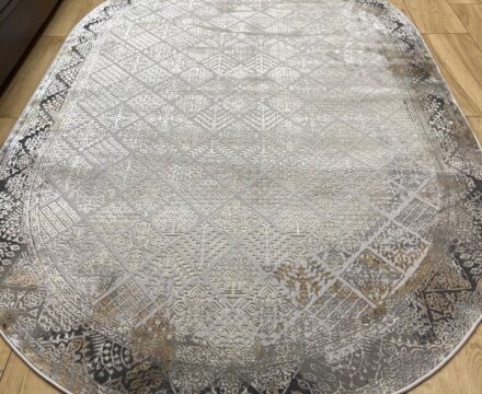 Овальный ковёр Panda  A1382A_IVORY_TILE, Турция