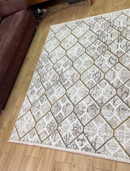 Прямоугольный ковёр Forte 6232A_MUSTARD_MUSTARD, Турция